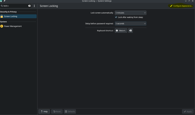 Lock Screen Background